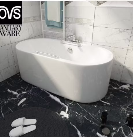 Vasca da bagno ad immersione in acrilico funzionale e indipendente (BJ6065)