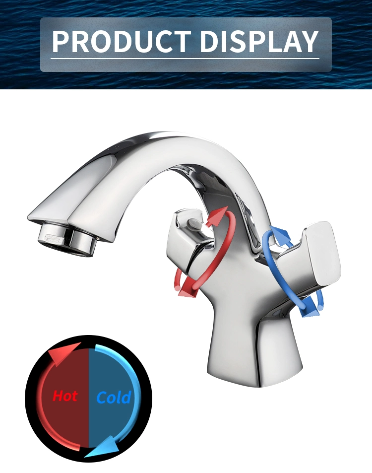 New Type Dual Handle Bathroom Basin Faucets