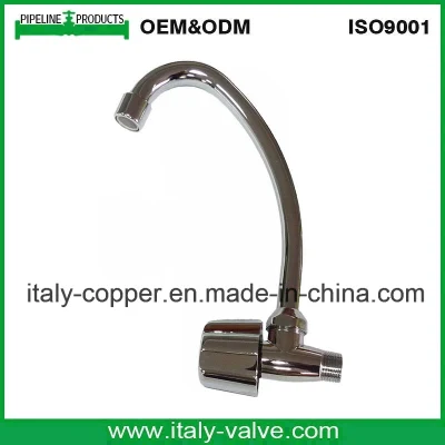 Rubinetto per lavabo in ottone cromato lucidato tipo Asia (AV2083)